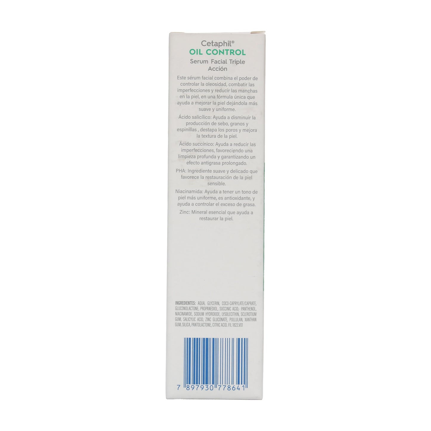 CETAPHIL OIL CONTROL SERUM FACIAL TRIPLE ACCION 30ML