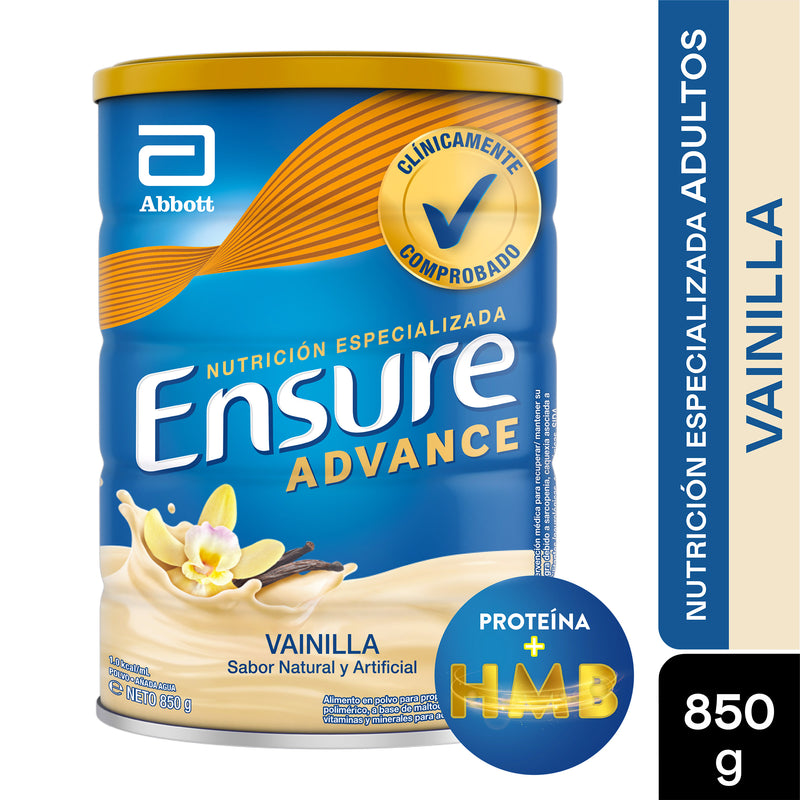 ENSURE ADVANCE VAINILLA 850 GR