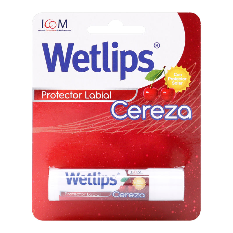 PROTECTOR LABIAL WETLIPS CEREZA