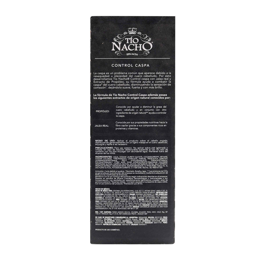 SHAMPOO TIO NACHO CONTROL CASPA 415 ML