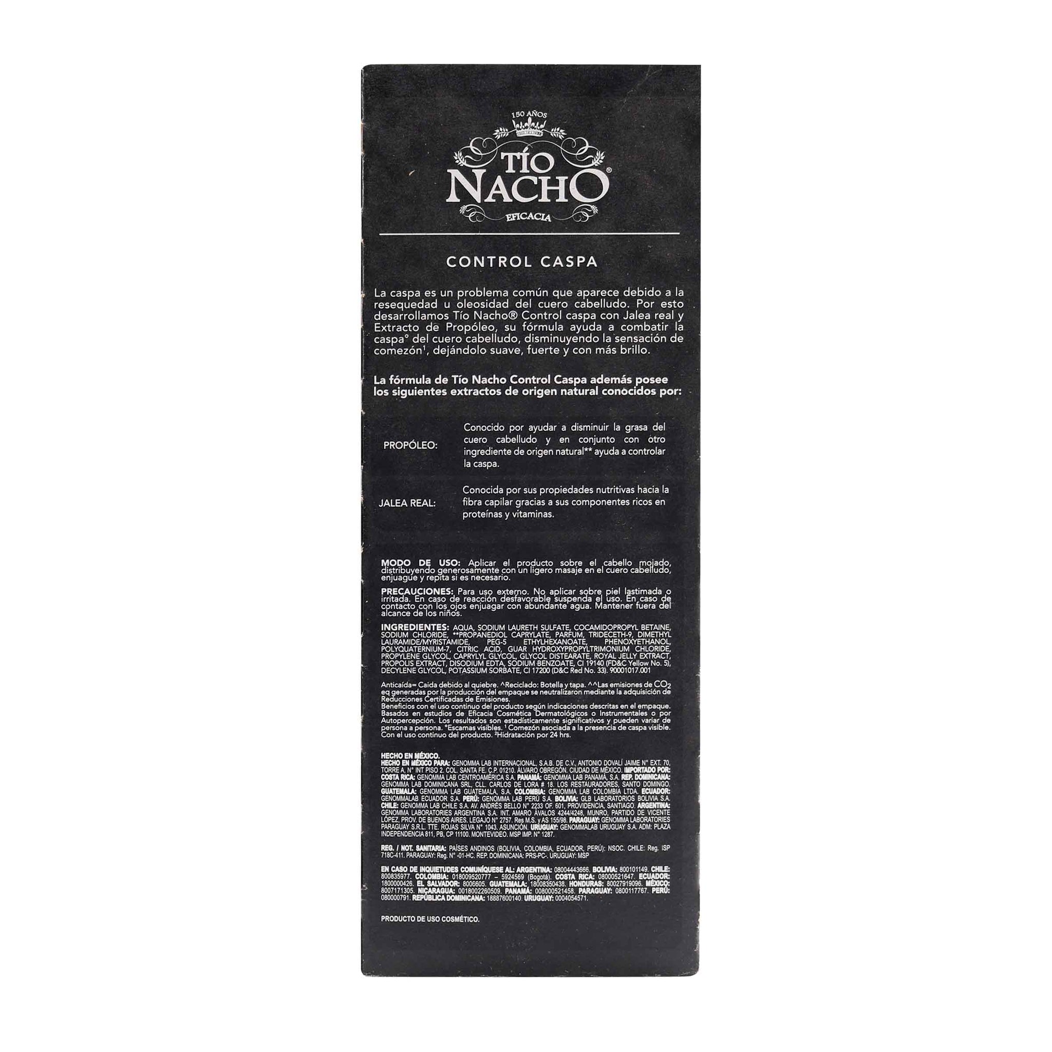 SHAMPOO TIO NACHO CONTROL CASPA 415 ML