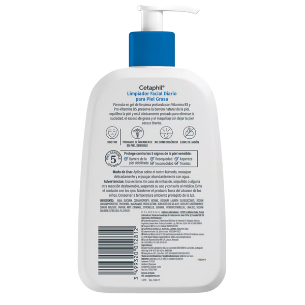 CETAPHIL LIMPIADOR FAC PIEL GRASA 237ML