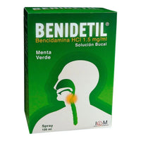 BENIDETIL 1.5MG MENTA 120 ML