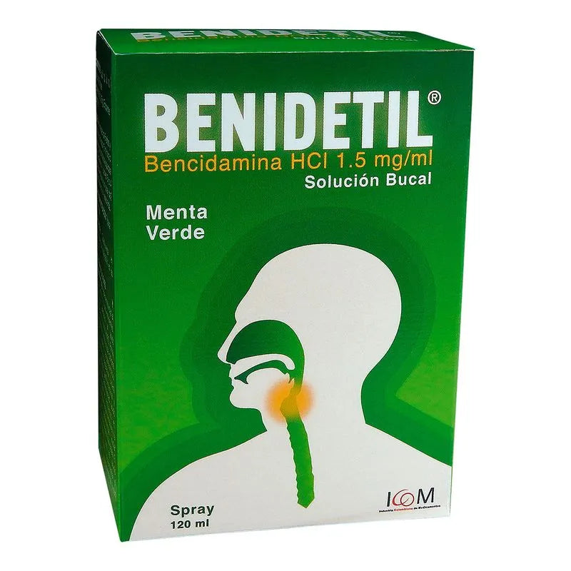 BENIDETIL 1.5MG MENTA 120 ML