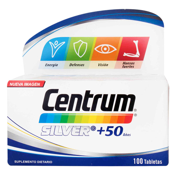 CENTRUM SILVER 50 AÑOS 100 TABLETAS