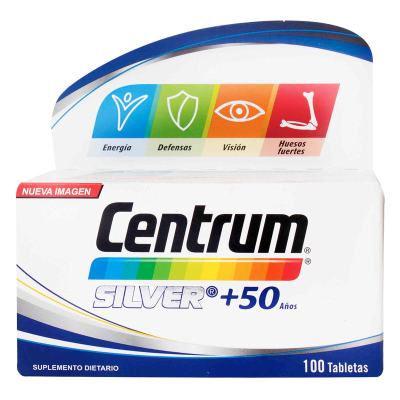 CENTRUM SILVER 50 AÑOS 100 TABLETAS