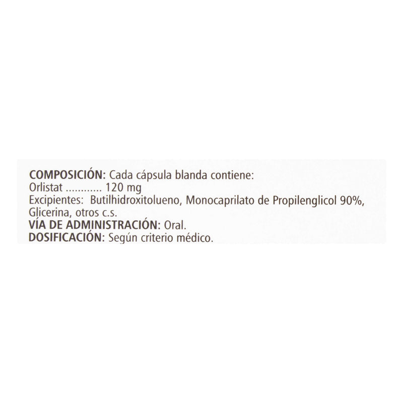 ORLISTAT 120 MG 30 CAP