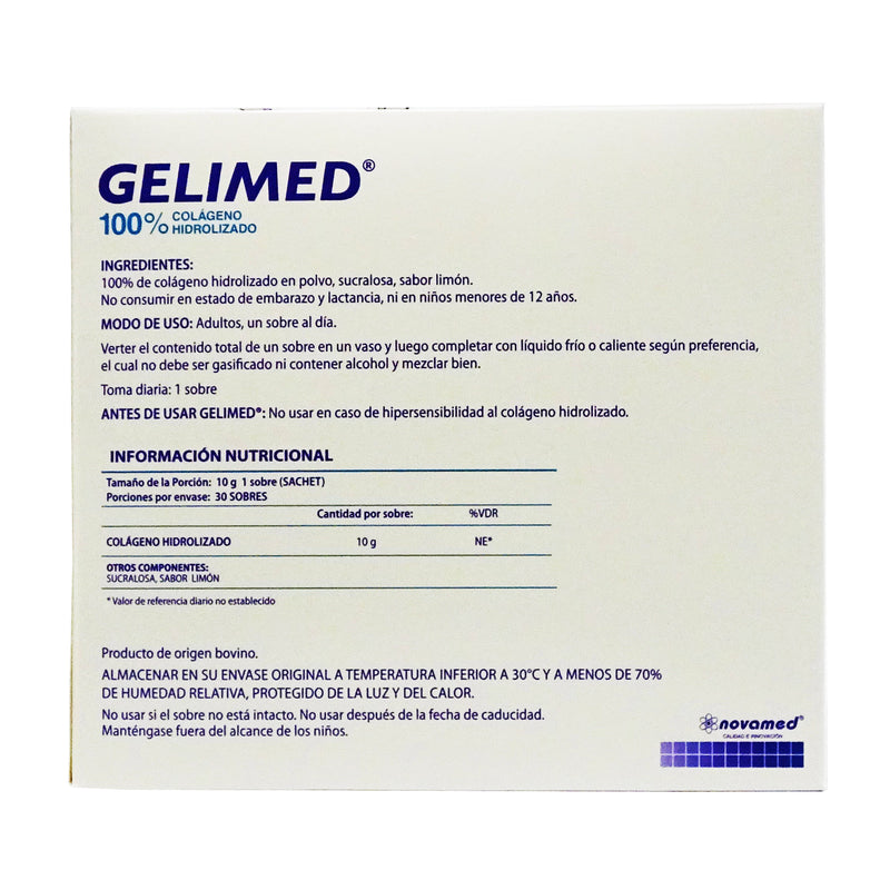 GELIMED 10 GR 30 SBS