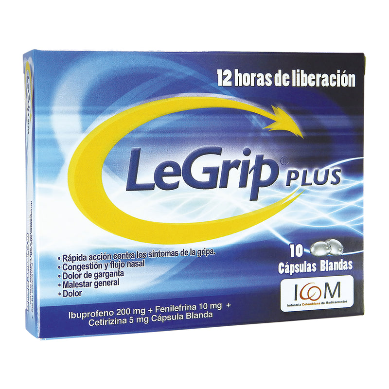 LEGRIP PLUS 10 CAP.BLAN