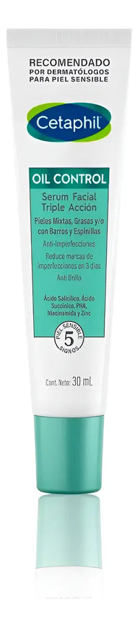 CETAPHIL OIL CONTROL SERUM FACIAL TRIPLE ACCION 30ML