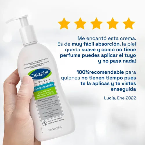 CETAPHIL RESTORADERM HIDRATANTE 295ML
