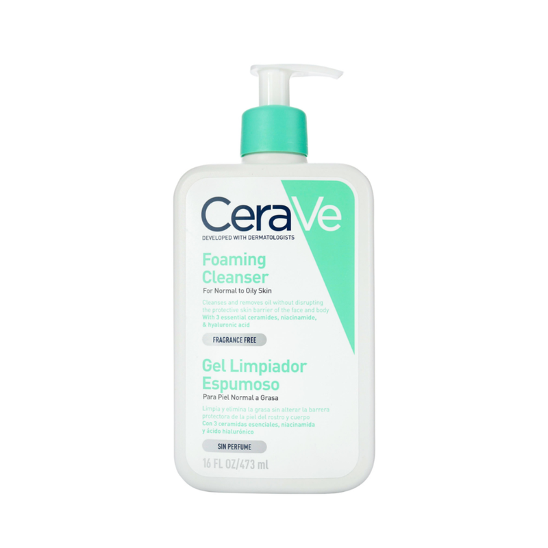 CERAVE GEL LIMPIADOR ESPUMOSO 473ML