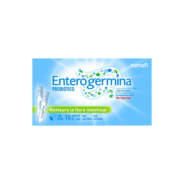 ENTEROGERMINA 5 ML 10 AMP BEBIBLES