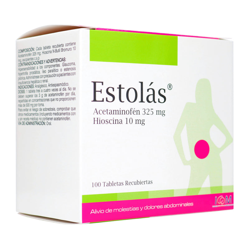 ESTOLAS 325/10 MG 100 TBS ICOM