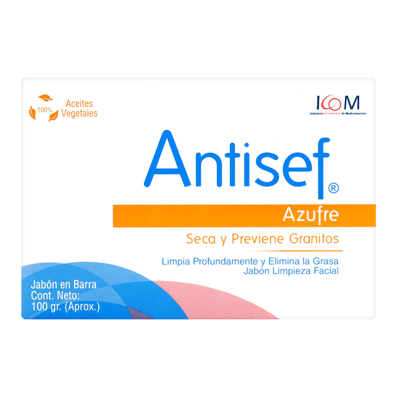 JABON ANTISEF ANTIACNE AZUFRE 100 GR