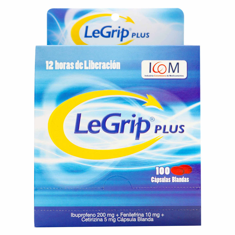 LEGRIP PLUS 100 CAP.BLAN