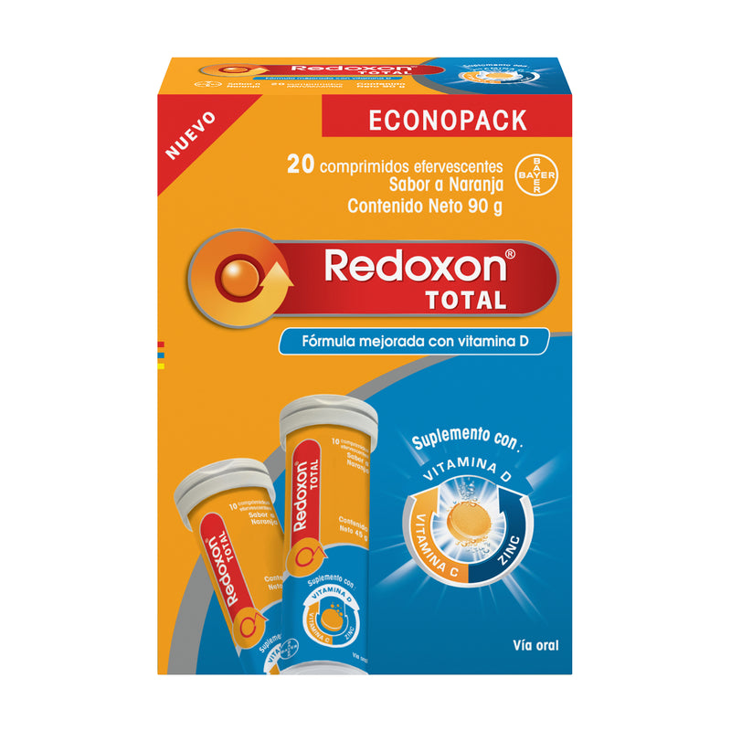 REDOXON TOTAL EFERVECENTE 20 TBS ECONOPACK