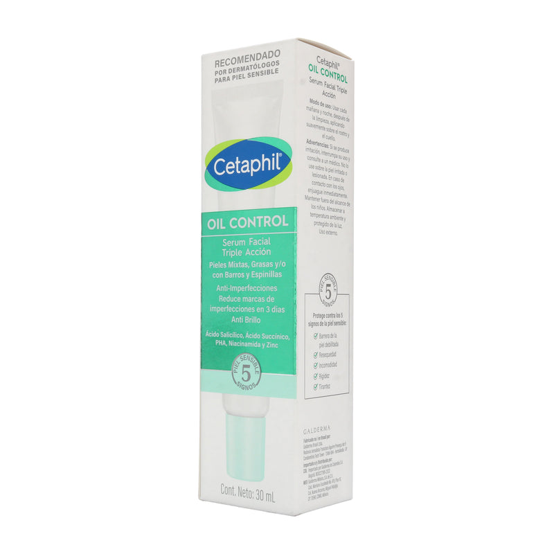 CETAPHIL OIL CONTROL SERUM FACIAL TRIPLE ACCION 30ML