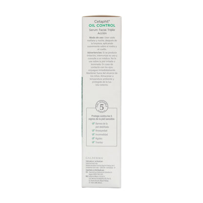 CETAPHIL OIL CONTROL SERUM FACIAL TRIPLE ACCION 30ML