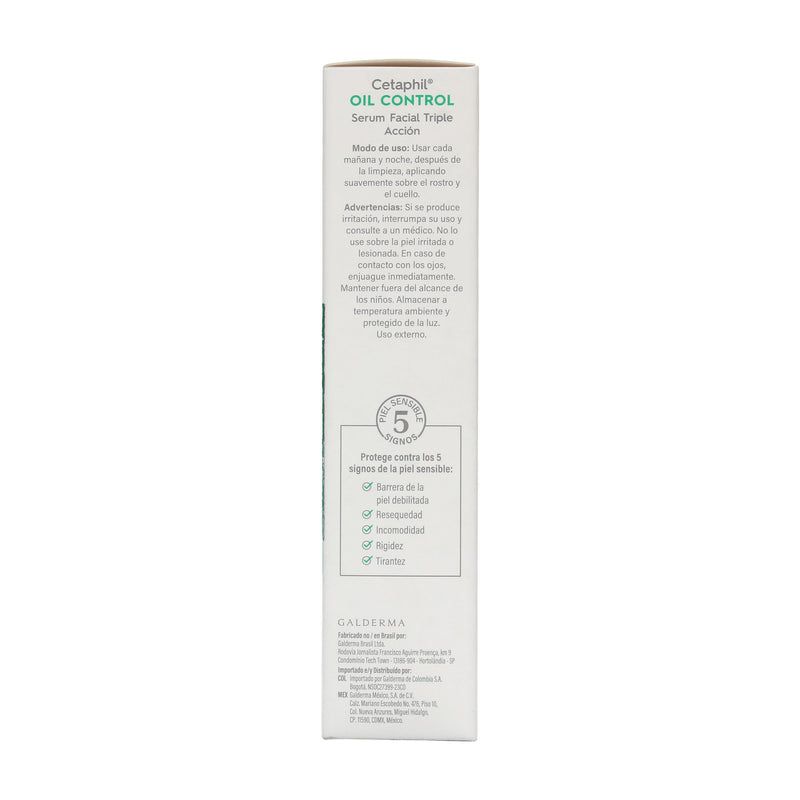 CETAPHIL OIL CONTROL SERUM FACIAL TRIPLE ACCION 30ML