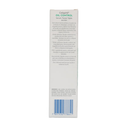 CETAPHIL OIL CONTROL SERUM FACIAL TRIPLE ACCION 30ML